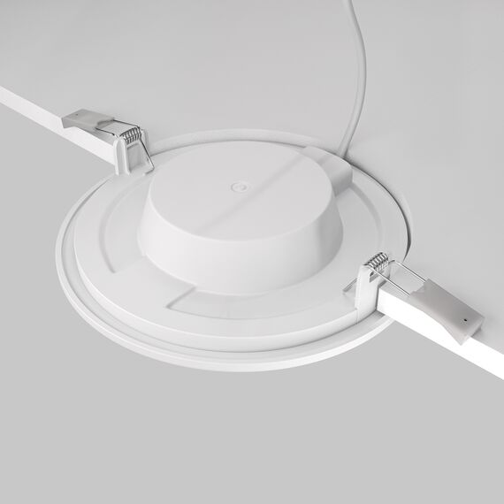 LED Луна за вграждане за баня Stockton DL016-6-L12W Maytoni 12W 3000K-6000K IP44 | Osvetlenieto.bg