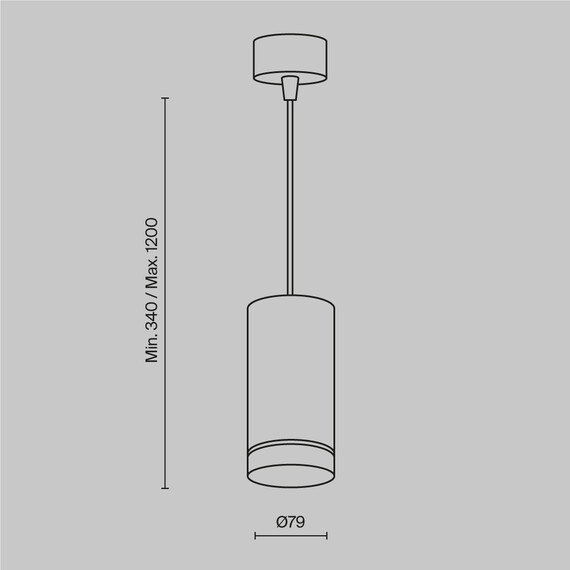 LED Пендел Orlo P085PL-12W3K-W Maytoni 12W 3000K | Osvetlenieto.bg