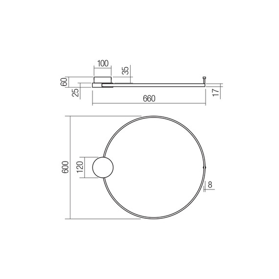 LED Плафон Atom 01-3103 Smarter 20W 3000K | Osvetlenieto.bg