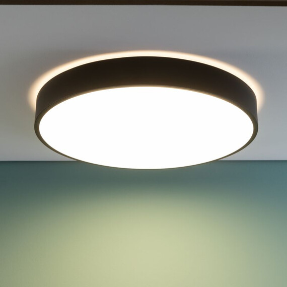 LED Плафон SlimLine черен Brilliant 60W 3000K-6500K | Osvetlenieto.bg