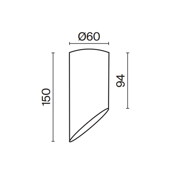 Луна за открит монтаж Lipari C044CL-01-15GU10-W Maytoni 1xGU10 | Osvetlenieto.bg