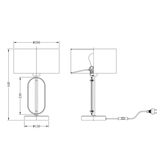 Настолна лампа Marmo MOD099TL-01G Maytoni 1xE27 | Osvetlenieto.bg