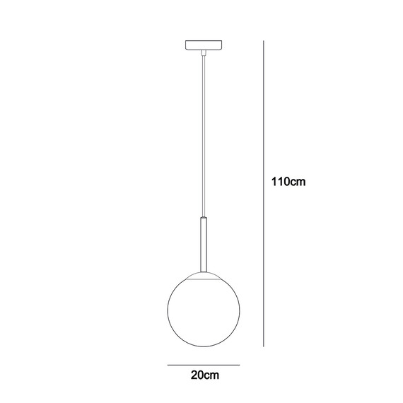 Пендел Deore PND-5578-1S-BRO-BK Italux 1xE27 | Osvetlenieto.bg