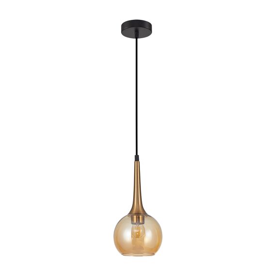 Пендел Favera PND-42361-1-BRO-AMB Italux 1xE27 | Osvetlenieto.bg