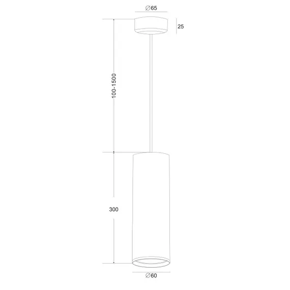 Пендел Shelby Maytoni P020PL-01B 1xGU10 | Osvetlenieto.bg