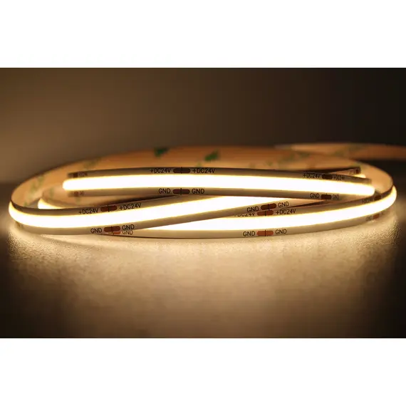 Професионална LED лента 8W COB 320 диода/m 24V 3000К CRI/Ra ≥90 | Osvetlenieto.bg
