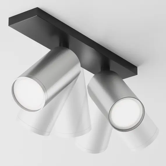 Спот сребърен мат FOCUS S C051CL-U-02BS Maytoni 2xGU10 | Osvetlenieto.bg