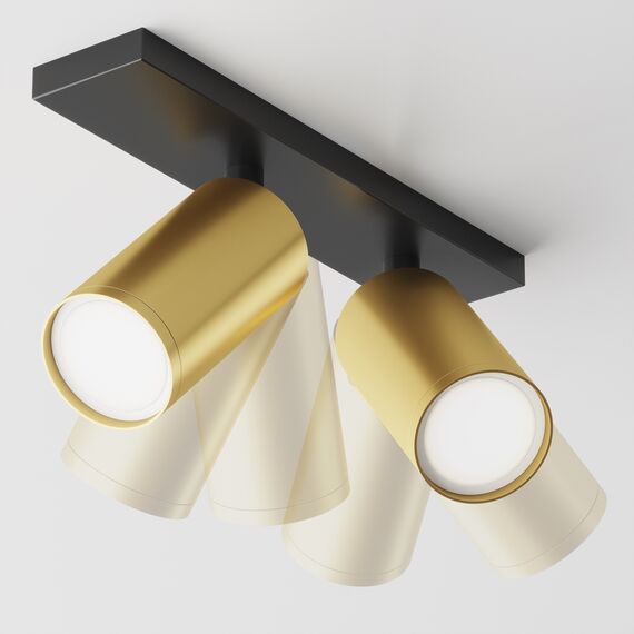 Спот златен мат FOCUS S C051CL-U-02BMG Maytoni 2xGU10 | Osvetlenieto.bg