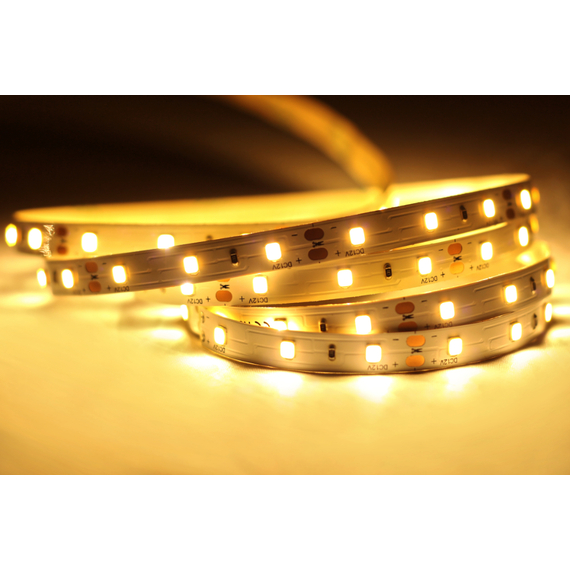 Влагозащитена LED лента 6W 24V 3000К топла светлина SMD2835 - 60 светодиода IP64 | Osvetlenieto.bg