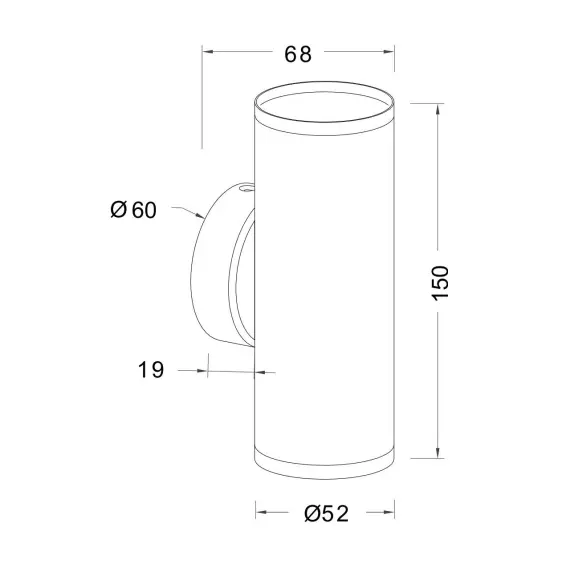 Аплик FOCUS S C068WL-02MG Maytoni 2xGU10 | Osvetlenieto.bg