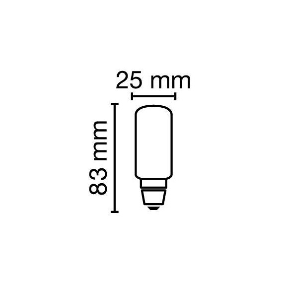 E14 4W 2700K Radium LED Filament крушка 470lm T26 | Osvetlenieto.bg