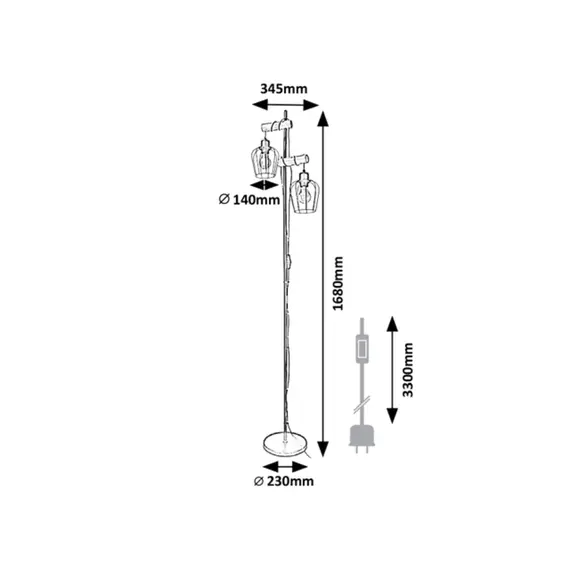 Лампион FABIAN 5246 Rabalux 1xE27 | Osvetlenieto.bg