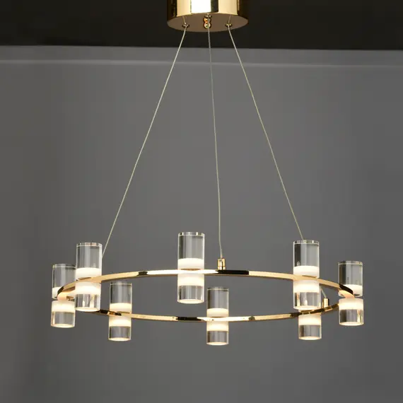 LED модерен полилей IONIAN JNDP32LED52GD Aca Lighting 32W 3000K 2880lm | Osvetlenieto.bg