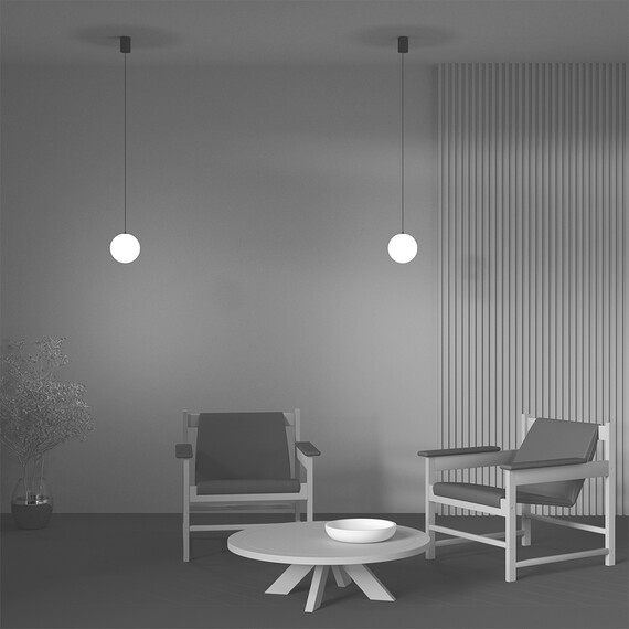 LED Пендел Luna P039PL-5W3K-10-B Maytoni 5W 3000K | Osvetlenieto.bg