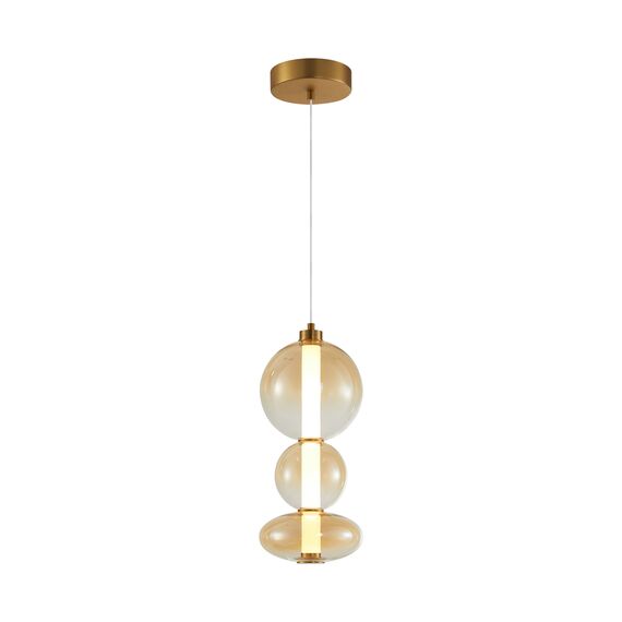 LED Пендел Sonte PND-24352V-24W-AB-AMB Italux 24W 3000K | Osvetlenieto.bg