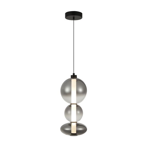 LED Пендел Sonte PND-24352V-24W-BK-SG Italux 24W 3000K | Osvetlenieto.bg