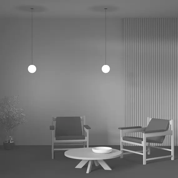 LED Пендел за вграждане Luna P039PL-5W3K-10INS-B Maytoni 5W 3000K | Osvetlenieto.bg