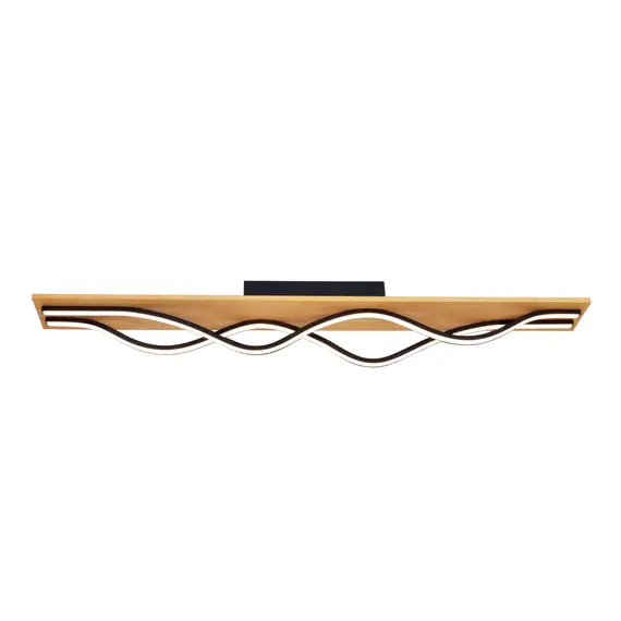 LED Плафон Conato PLF-23848-30W-BK-GD Italux 35W 3000K | Osvetlenieto.bg