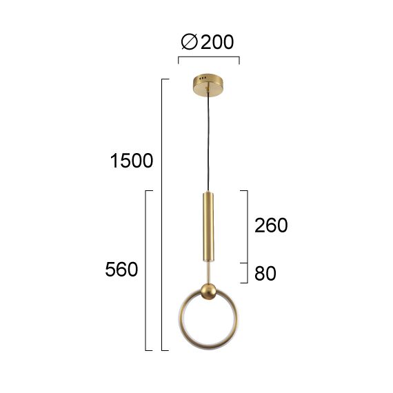 LED Полилей AXEL 4295101 Viokef 13W 3000K | Osvetlenieto.bg