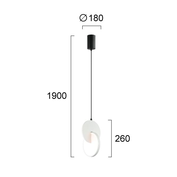LED Полилей MAGIC 4292400 Viokef 5W 3000K | Osvetlenieto.bg