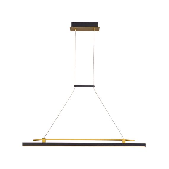 LED Полилей Merlot PND-54638F-16W-3K-BK-GD Italux 16W 3000K | Osvetlenieto.bg