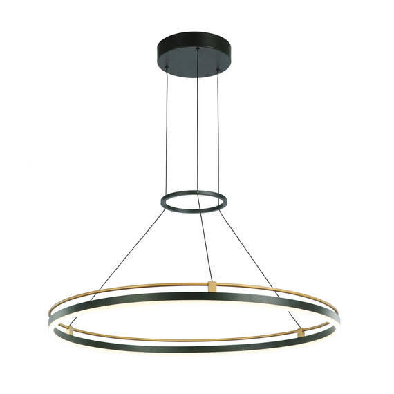 LED Полилей Merlot PND-54638R-28W-3K-BK-GD Italux 28W 3000K | Osvetlenieto.bg