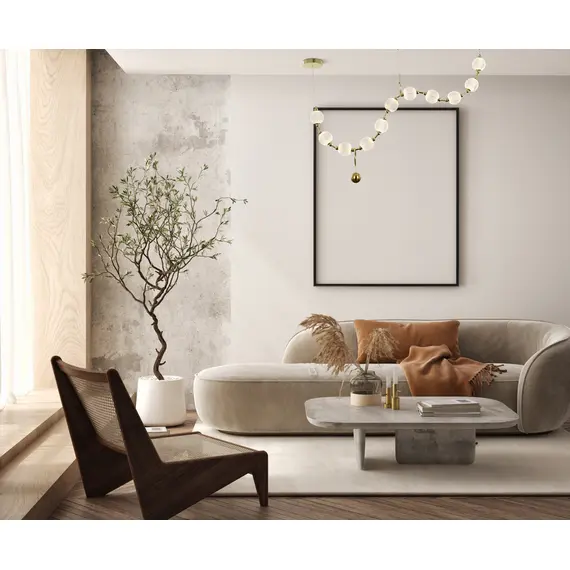 LED полилей Morano PND-93829-44W-3K-GD Italux 49W 3000K | Osvetlenieto.bg