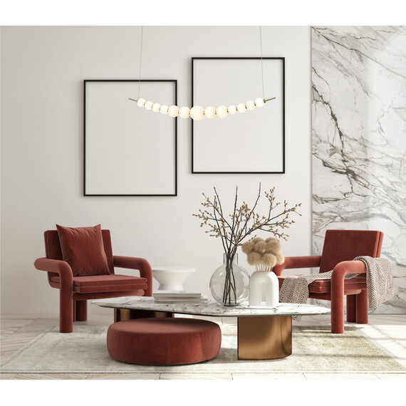 LED Полилей Ronza PND-36472-37W-3K-GD Italux 37W 3000K | Osvetlenieto.bg