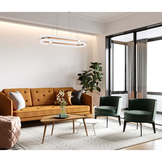 LED Полилей Sopla PND-63728-56W-3K-GD Italux 56W 3000K | Osvetlenieto.bg