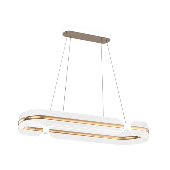 LED Полилей Sopla PND-63728-56W-3K-GD Italux 56W 3000K | Osvetlenieto.bg