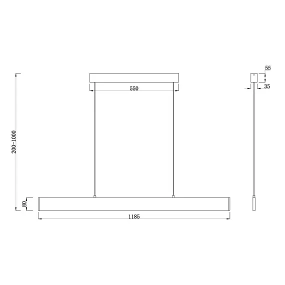 LED Полилей Step P010PL-L30W Maytoni 30W 3000K | Osvetlenieto.bg