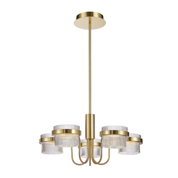 LED Полилей Tiara PND-77362-5-40W-GD Italux 40W 3000K | Osvetlenieto.bg