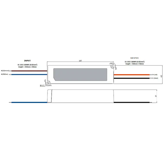 LED захранване 100W 12V GLP IP67 GPV-100-12 | Osvetlenieto.bg
