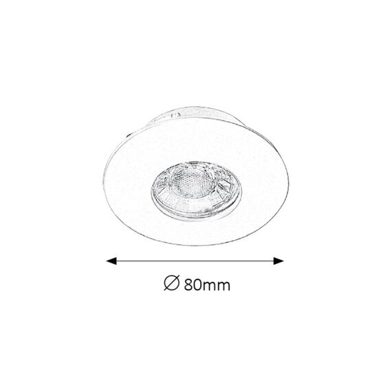 Луна за вграждане Randy 1078 Rabalux LED 3x4W | Osvetlenieto.bg