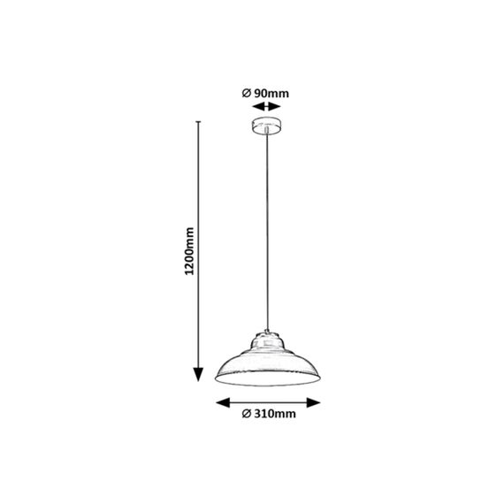 Пендел DRAGAN 5308 Rabalux 1xE27 | Osvetlenieto.bg