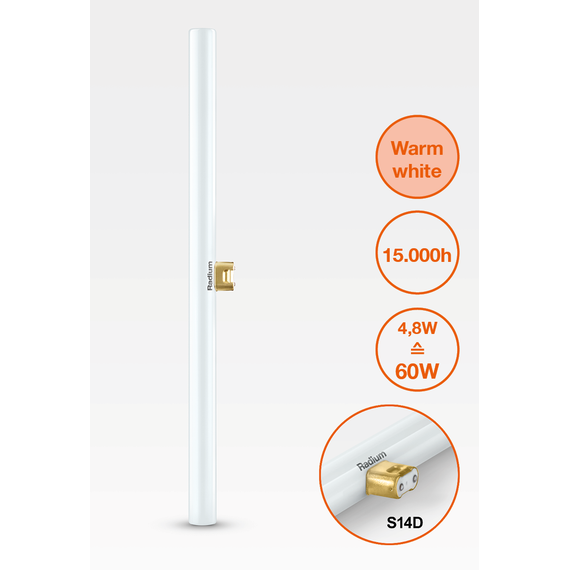 S14d 4.8W 2700K Radium RaLEDina single 470lm CRI/Ra ≥90 | Osvetlenieto.bg