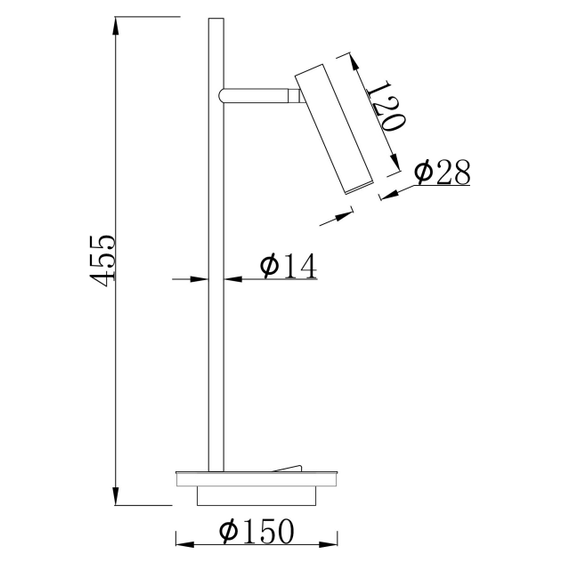 Стояща лампа Estudo Maytoni Z010TL-L8W3K | Osvetlenieto.bg
