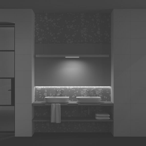 Bluetooth LED Осветител за магнитна шина бял Exility-thin Basis TR030-4-12W3K-WW-DS-W Maytoni 12W 2700K-6000K | Osvetlenieto.bg