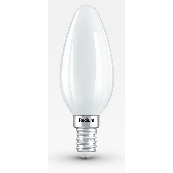 E14 6.5W 2700K Radium LED крушка Filament Матова 806lm B35 | Osvetlenieto.bg