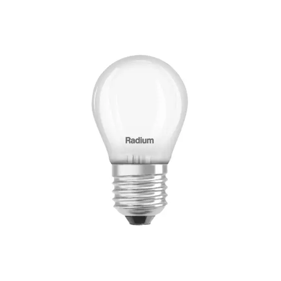 E27 4.2W 3000K Radium LED крушка Filament Матова 470lm P45 Mini-Ball | Osvetlenieto.bg