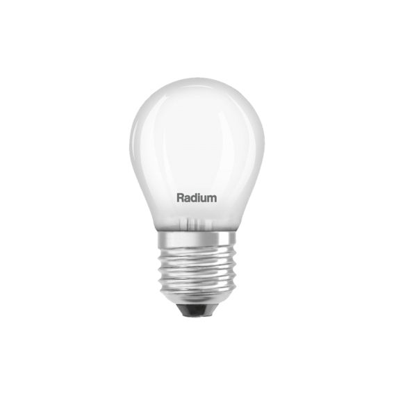 E27 4.2W 3000K Radium LED крушка Filament Матова 470lm P45 Mini-Ball | Osvetlenieto.bg