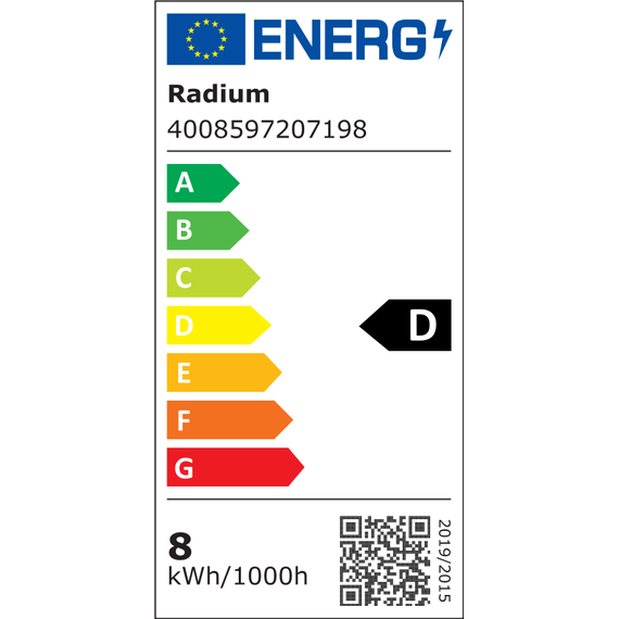 E27 7.8W 2700K Radium LED крушка Filament Матова Димируема 1055lm A60 CRI/Ra ≥90 | Osvetlenieto.bg