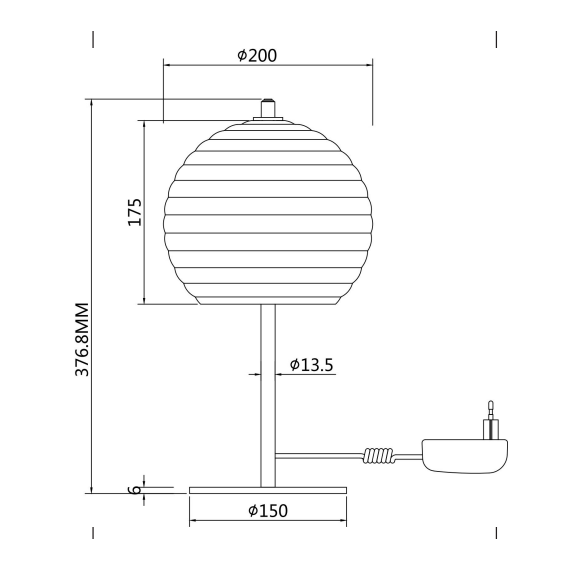 LED Настолна лампа Mystic P060TL-L12BSK1 Maytoni 8W 3000K | Osvetlenieto.bg