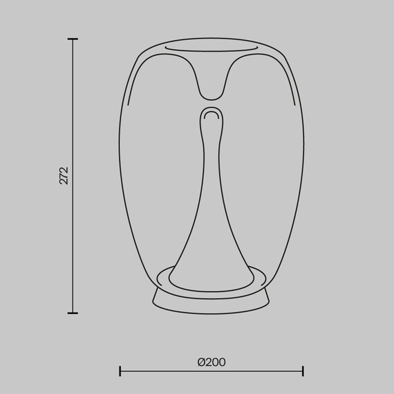 LED Настолна лампа Splash MOD282TL-L15G3K1 Maytoni 15W 3000K | Osvetlenieto.bg