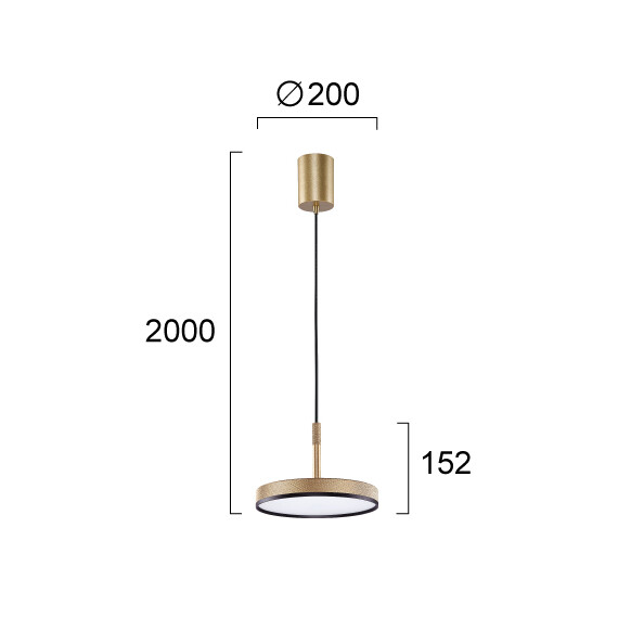 LED Пендел DON 4300301 Viokef 24W 3000K | Osvetlenieto.bg