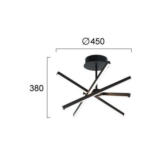 LED Плафон RAY 4301200 Viokef 30W 3000K-6000K | Osvetlenieto.bg LED Плафон RAY 4301200 Viokef 30W 3000K-6000K | Osvetlenieto.bg