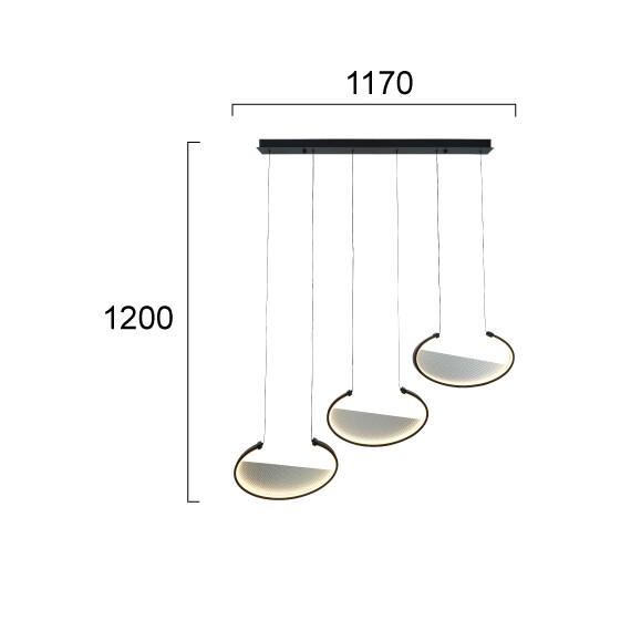 LED Полилей ADELE 4302100 Viokef 60W 3000K | Osvetlenieto.bg