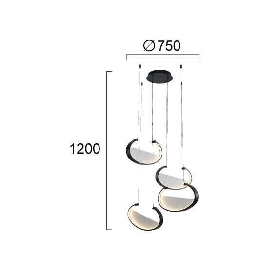LED Полилей ADELE 4302200 Viokef 85W 3000K | Osvetlenieto.bg