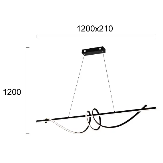 LED Полилей CLAUDIA 4291400 Viokef 47W 3000K | Osvetlenieto.bg