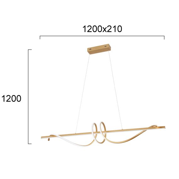 LED Полилей CLAUDIA 4291401 Viokef 47W 3000K | Osvetlenieto.bg LED Полилей CLAUDIA 4291401 Viokef 47W 3000K | Osvetlenieto.bg